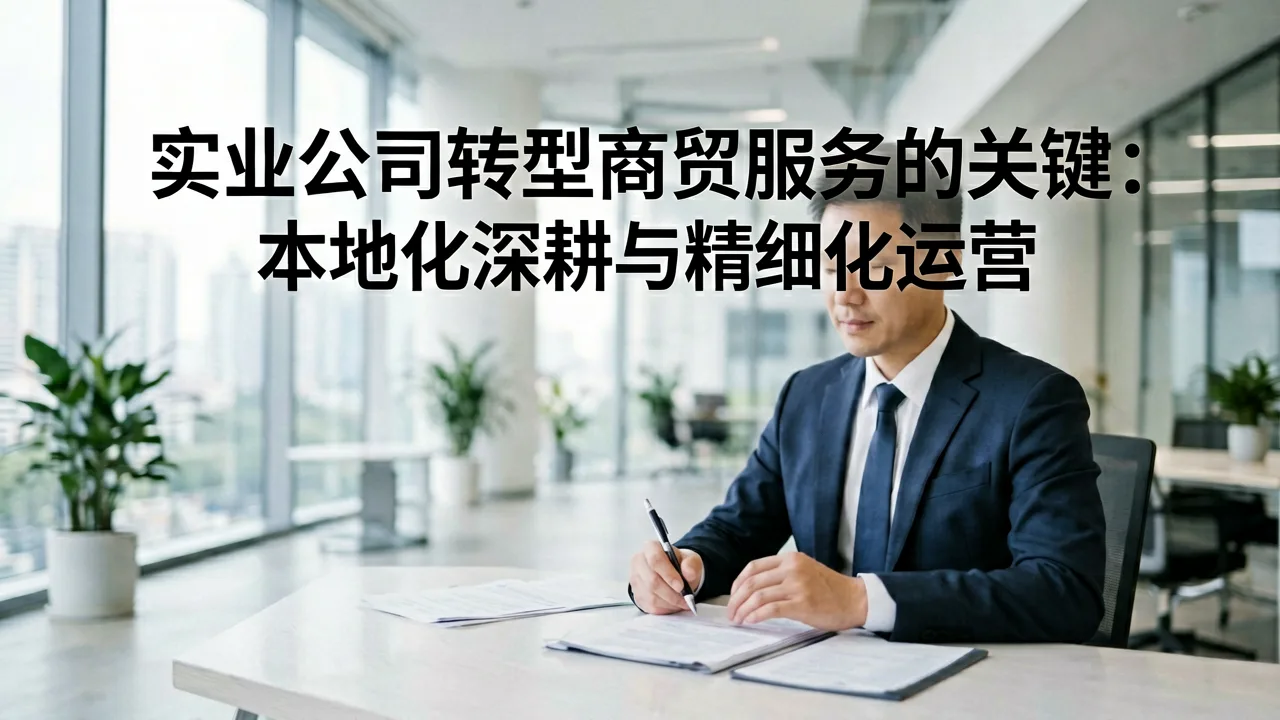 实业公司转型商贸服务的关键:本地化深耕与精细化运营